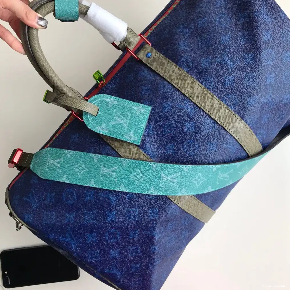 Official oldcobbler BANDOULIÈRE 55 LOUIS VUITTON KEEPALL 0602
